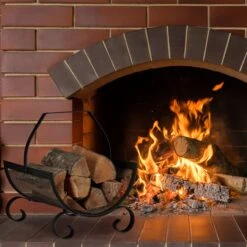 Heimdekorations Geschäft 36 Heimdekorations Geschäft -Heimdekorations Geschäft relaxdays kaminholzkorb in schwarz b 33 x h 40 x t 38 cm 1