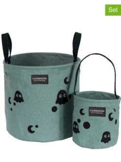 Roommate 2er-Set: Aufbewahrungskörbe "Ghost" In Grau